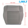 Seat Cover for Jeep Wrangler (2007–2012) Gray Cloth Driver Bottom