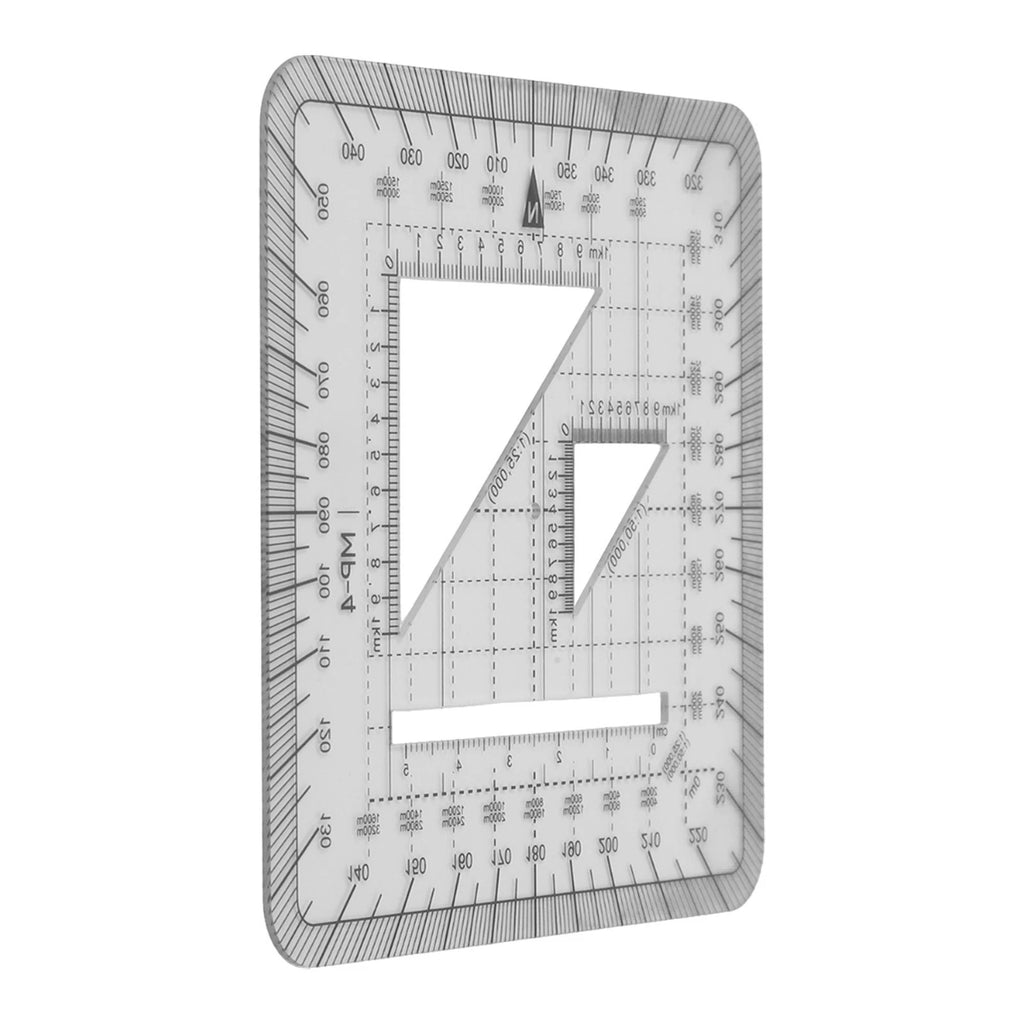 Protractor for Accurate Measurements in Land Navigation
