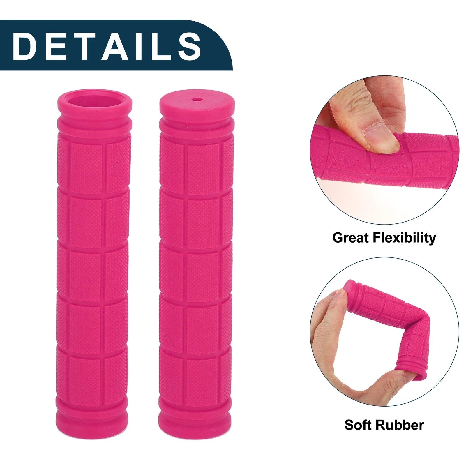 120mm Bike Handlebar Grip Cover Lightweight MTB End Grips Protector 1 Pair