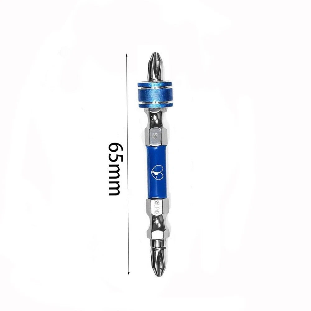 Double-Sided Magnetic Cross Head Screwdriver Bit for Impact Drivers