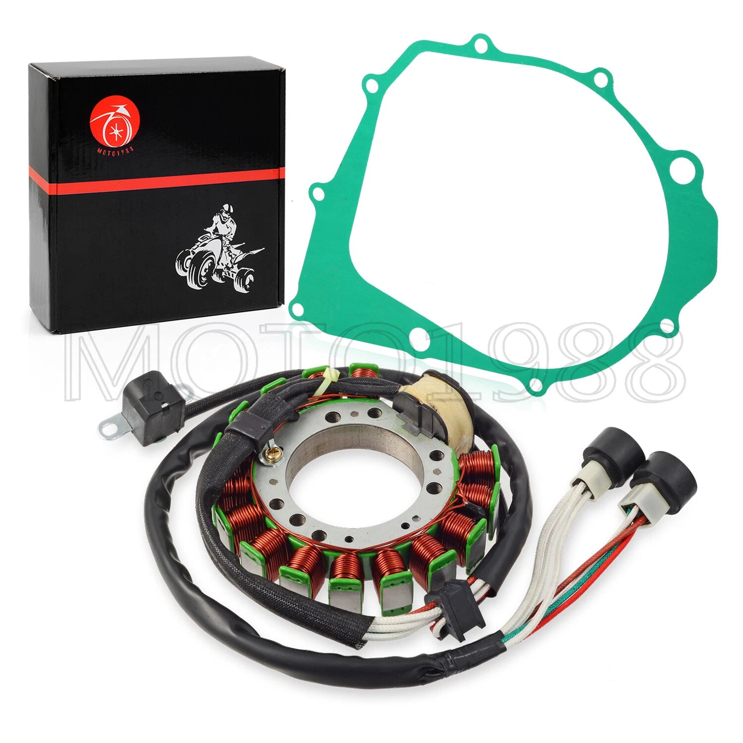 Stator & Gasket for Yamaha Big Bear 350 4WD YFM350FW YFM350ER (1990–1994)