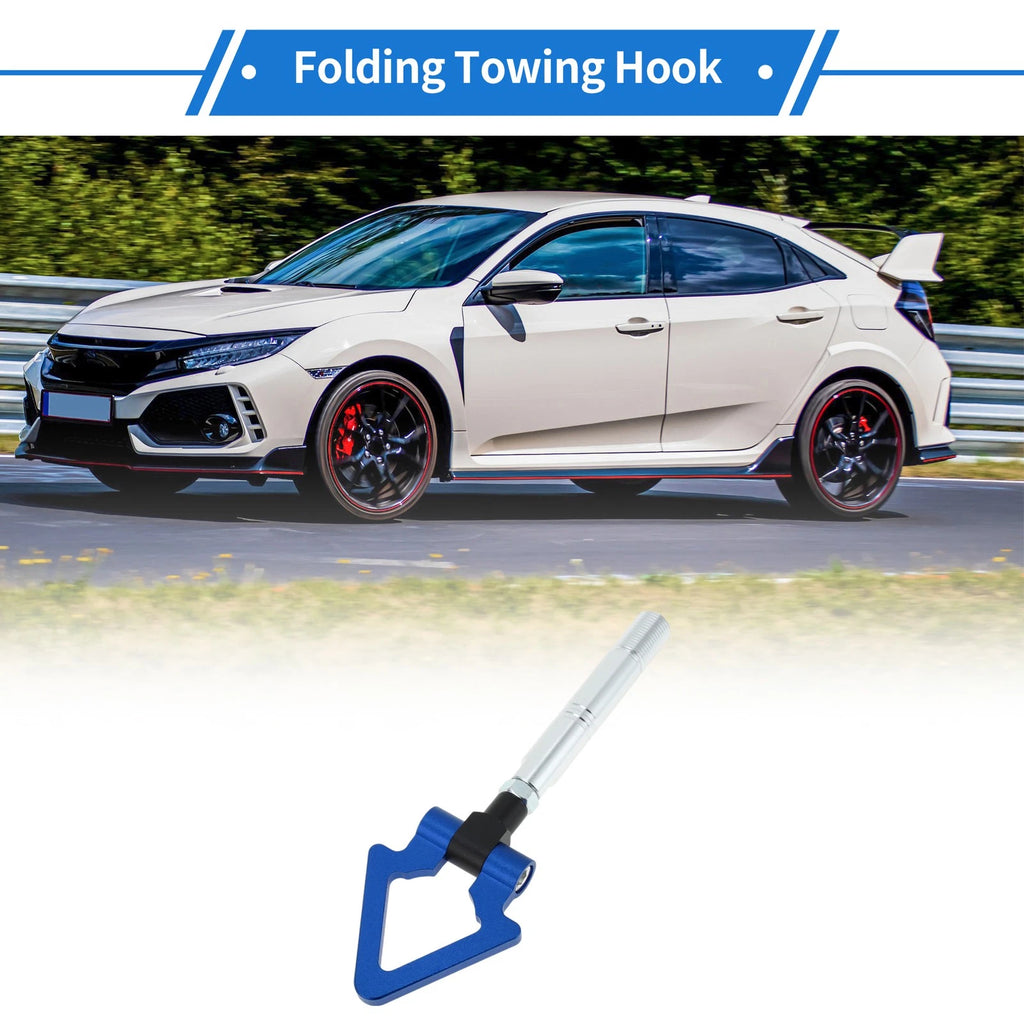 Front Rear Triangle Tow Hooks Replacement for Jeep Wrangler JL (2018–2024)