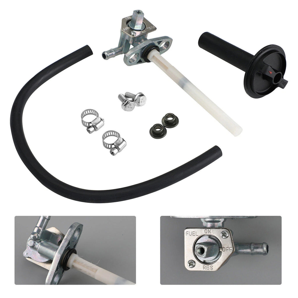Fuel Gas Petcock Valve & Lever for Honda Recon 250 Rancher 350 Foreman 500 T