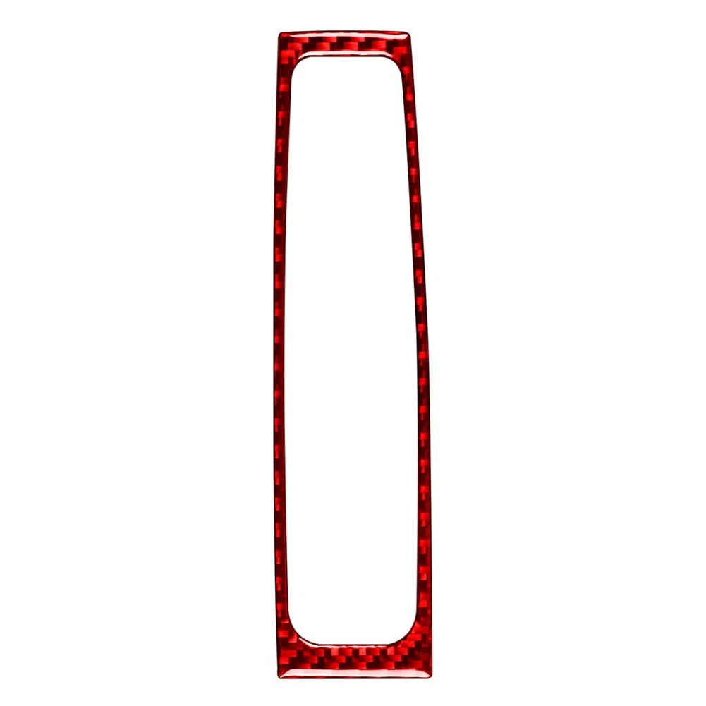 Interior Gear Shift Frame Cover Trim for Honda Accord (2013–2017) Red Carbon Fiber