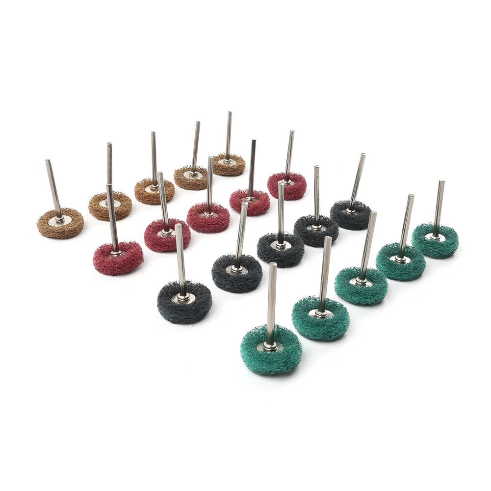20pcs Abrasive Nylon Buffing Polishing Wheel Set for Rotary Tool