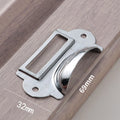 Set of 6 Drawer Cabinet Frame Label Tag Pull Handles