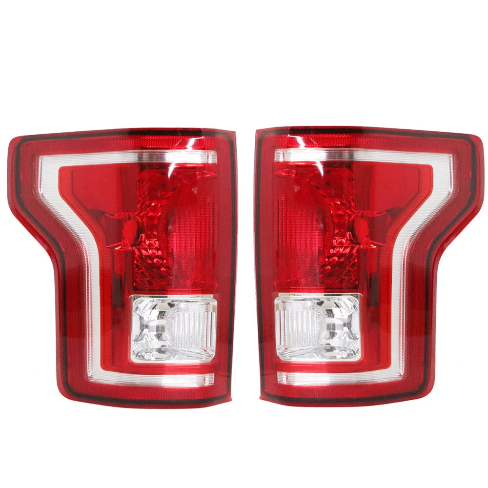 Halogen Tail Light Assembly for Ford F-150 (2015–2017) Pair Left + Right