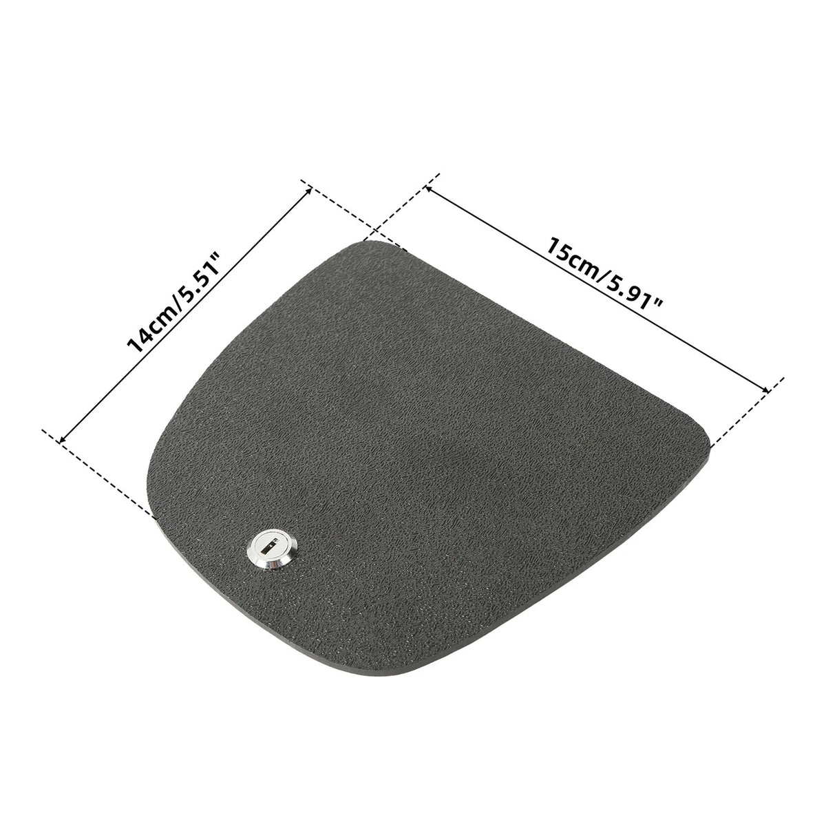 ABS Black Lower Fairing Locking Glove Box Doors for Harley Touring (2005–2013)