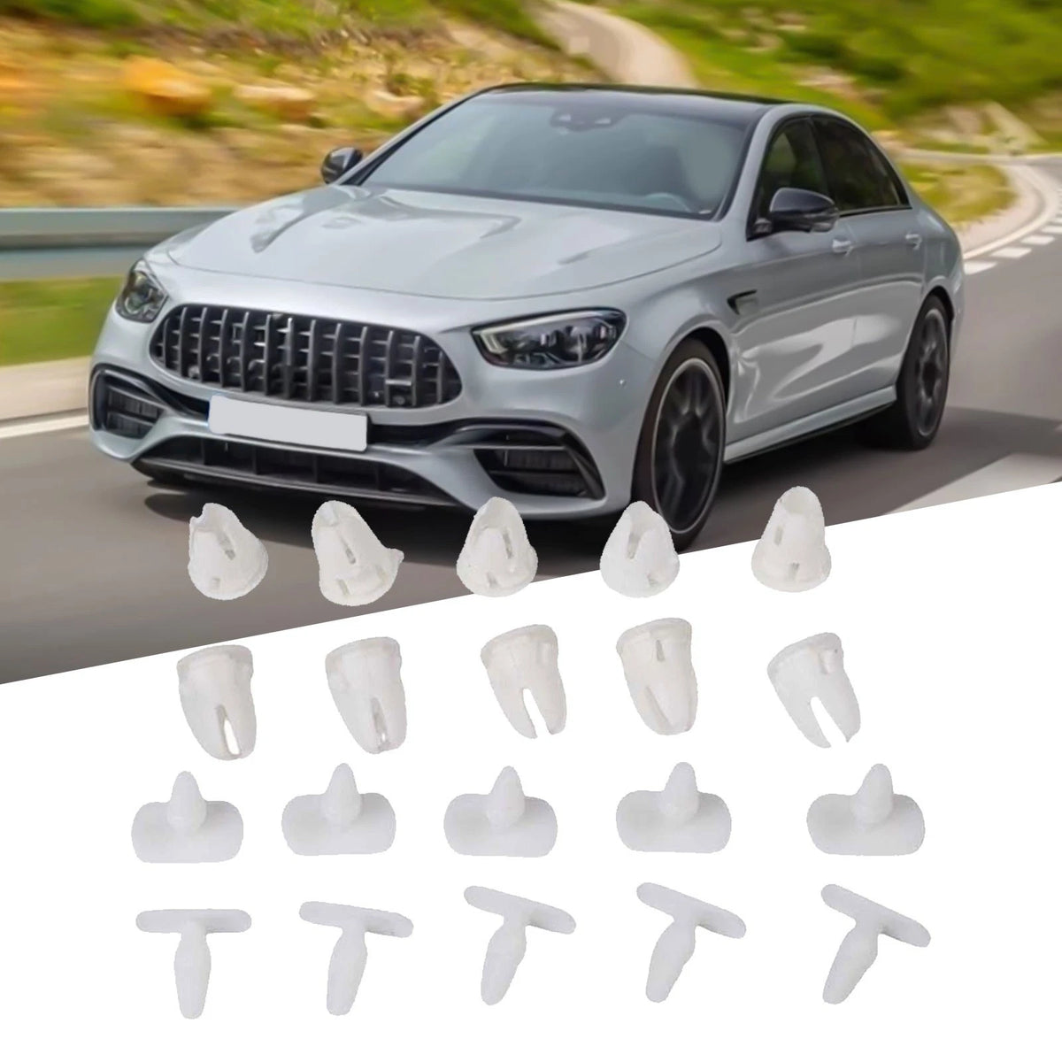 10X Trim Clips Tool Set for Mercedes Door Sill Card Panel