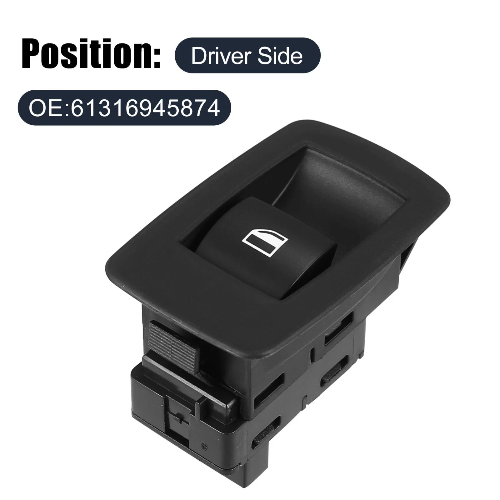 Power Window Switch Passenger Side Replacement for BMW 3 Series X5 (2007–2013)