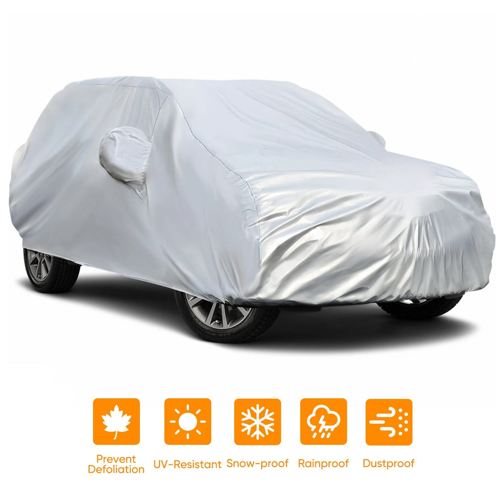Car Cover for Medium SUV (Outdoor Waterproof Windproof UV Protector)