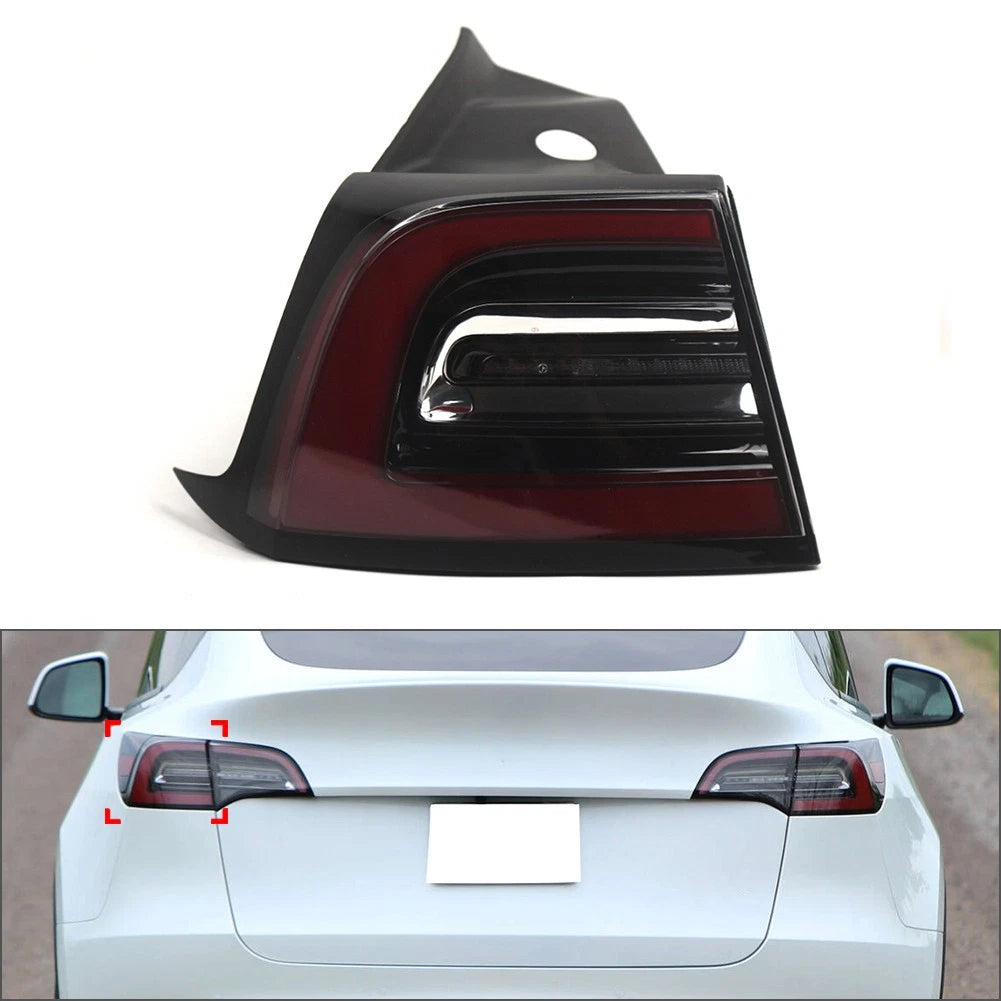 1x Left Tail Lamp Outer Rear Lights 4 Pins For Tesla Model 3 Model Y 2020-2023