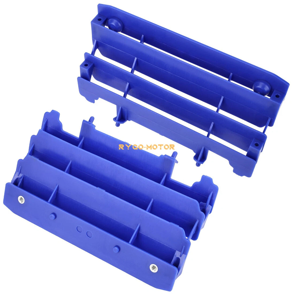 Pair Radiator Louvers Guards Blue for Yamaha YZ125 YZ250 YZ125X YZ250X (2002–2021)