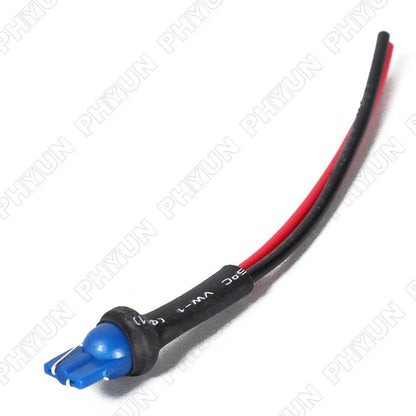 6x Wire Pigtail 168 194 T10 Male Connector Harness Light Bulb Wiring Cable Plug