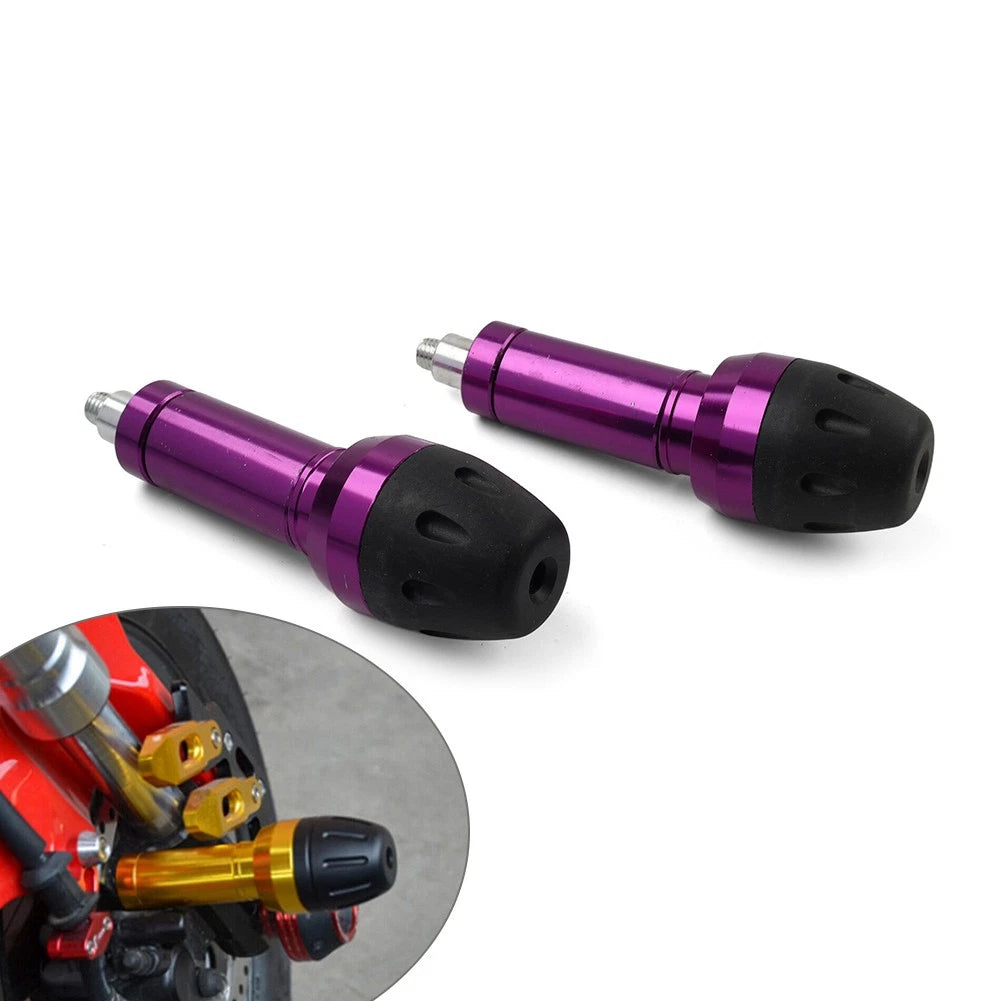 8MM Universal Motor Purple Exhaust Frame Slider for Motorcycle