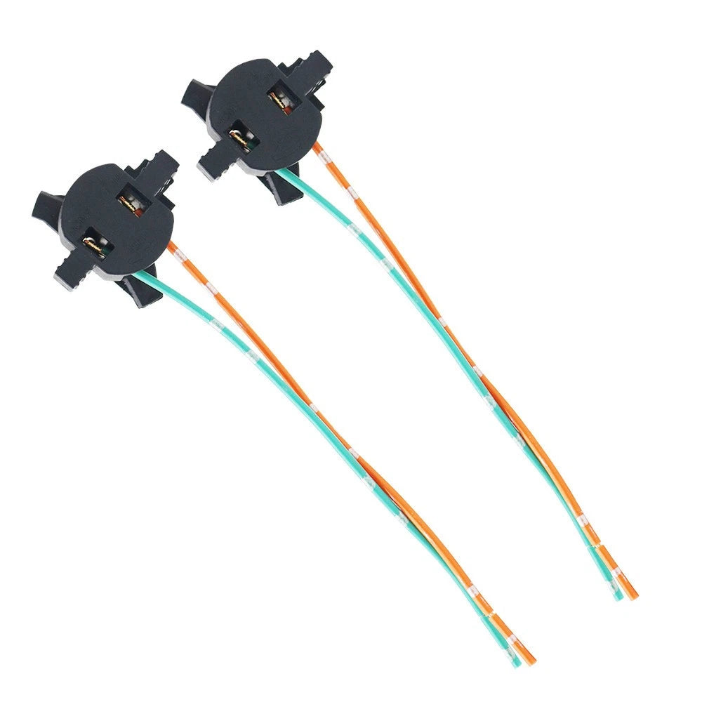 2x Light Bulb Base Holder H7 Halogen Lamp Connector Wiring Harness for Hyundai