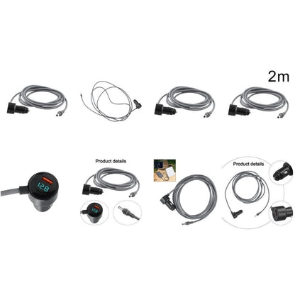 Digital Voltmeter Charger for 12V Vehicles (2010–2023)