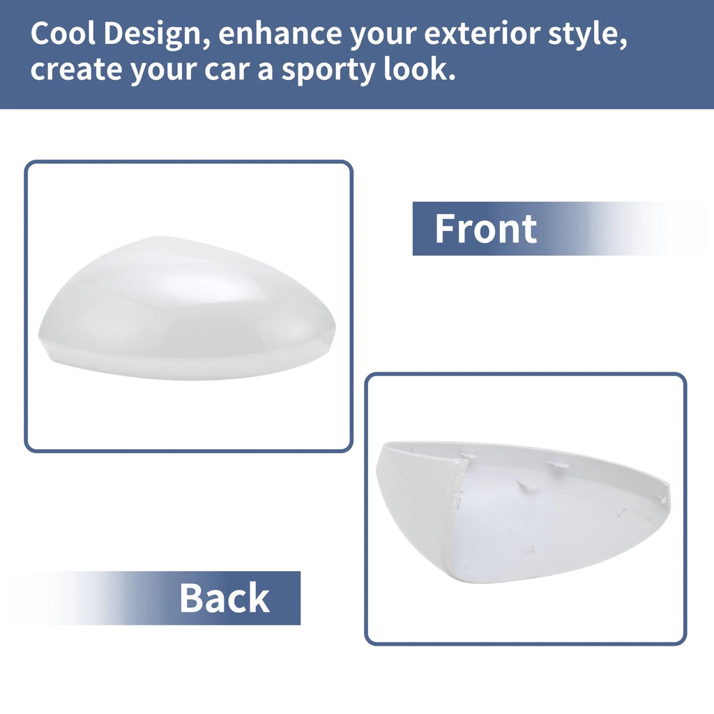 Left Side Mirror Cover Cap for Nissan Altima (2019–2024) - White