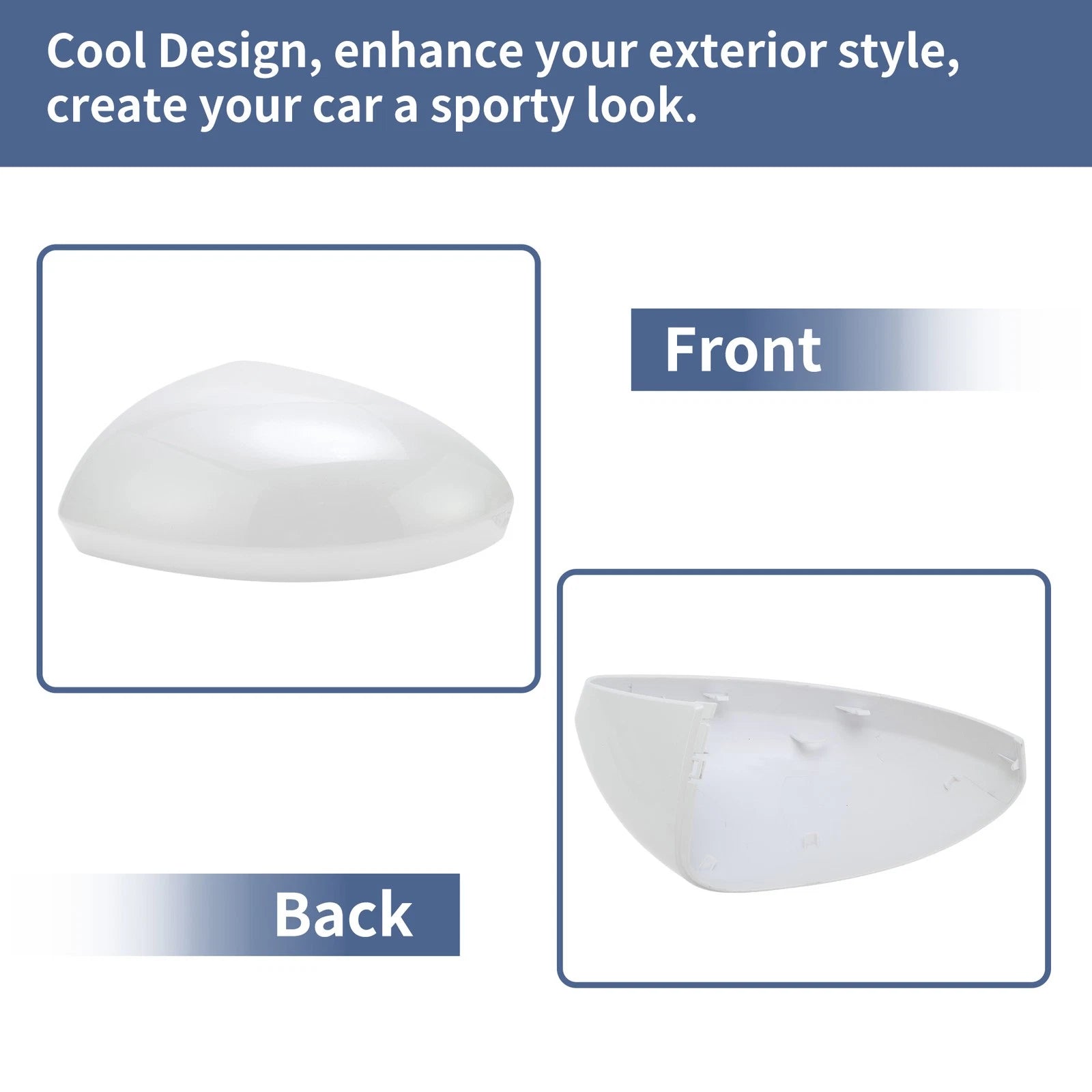 Left Side Mirror Cover Cap for Nissan Altima (2019–2024) - White