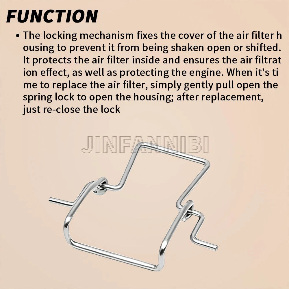3PCS Air Filter Wire Spring Latch for E-Z-GO Golf Cart (1994–2021)