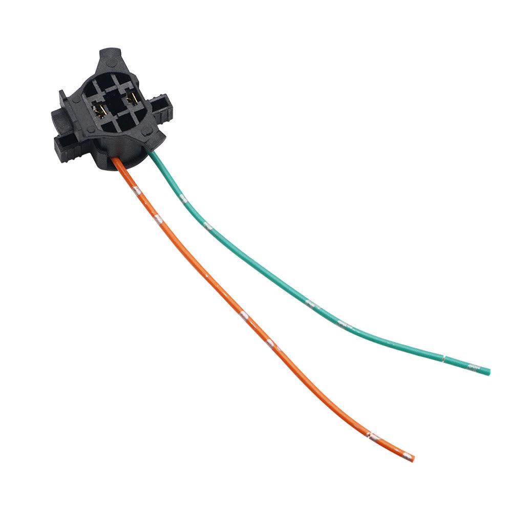 2 Light Bulb Base Holder H7 Connector Wiring Harness for Mitsubishi