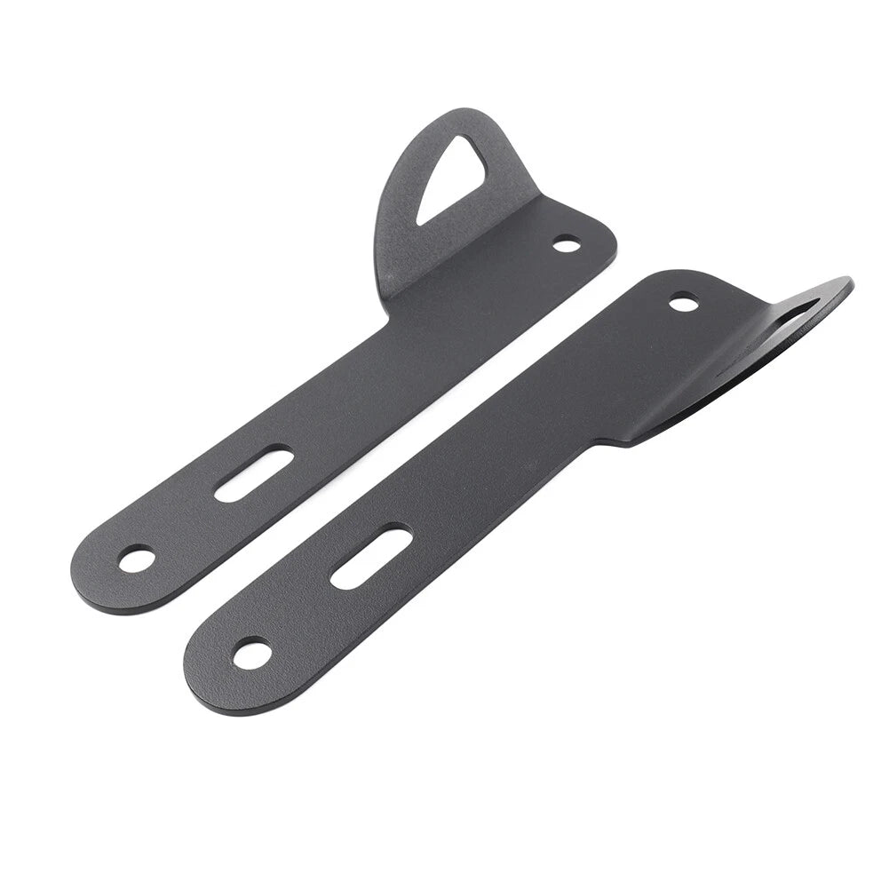 Pair Front Teardrop Tie-Down Brackets Mount For Harley Touring Street Glide FLTR