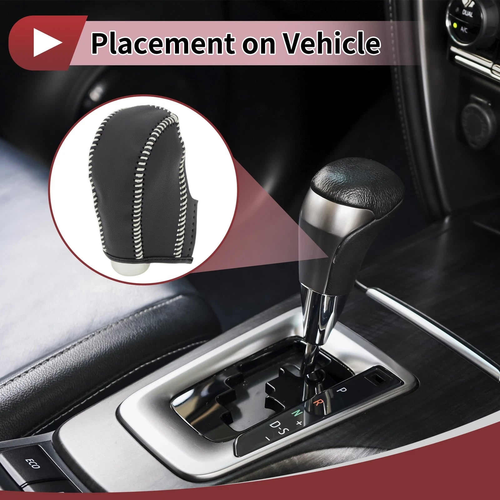 Gear Shift Knob Cover Replacement for Subaru Forester (2014–2017)