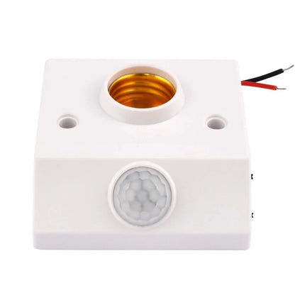 E27 Base LED Lamp Holder with Infrared Sensor for AC110-240V Power