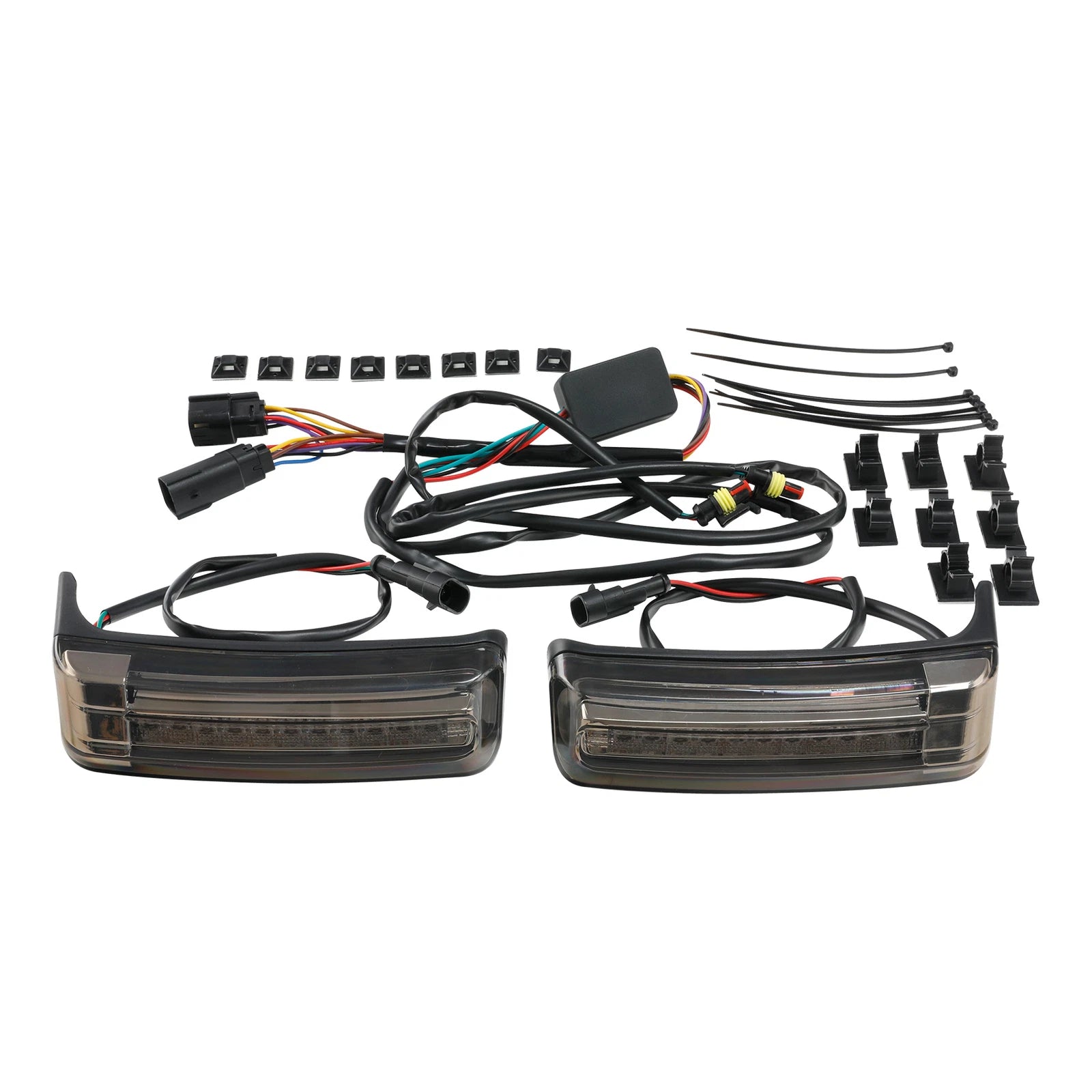 LED Inserts Support Brake Run Turn Signals for Harley Road Glide (2014–2024)