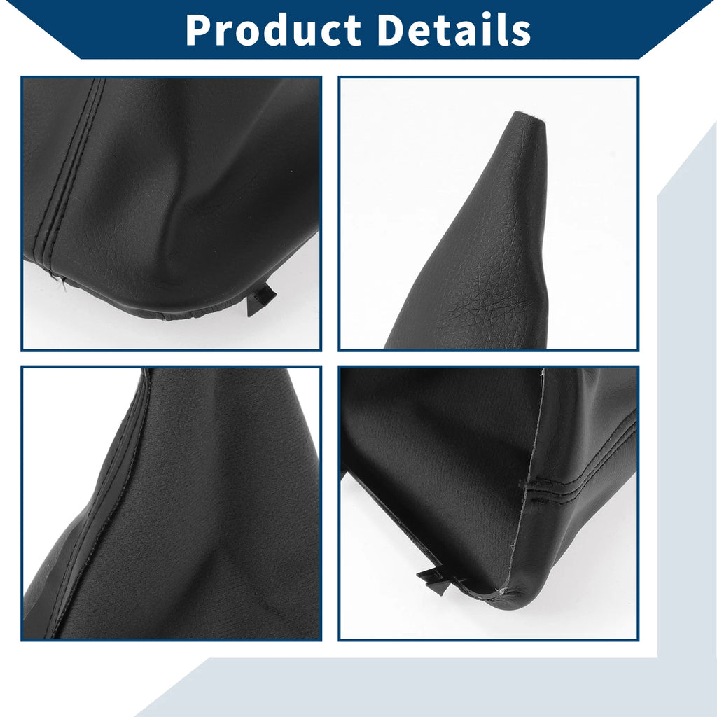 Gear Shift Stick Gaiter for BMW E30 (1981–1991) - Black Leather