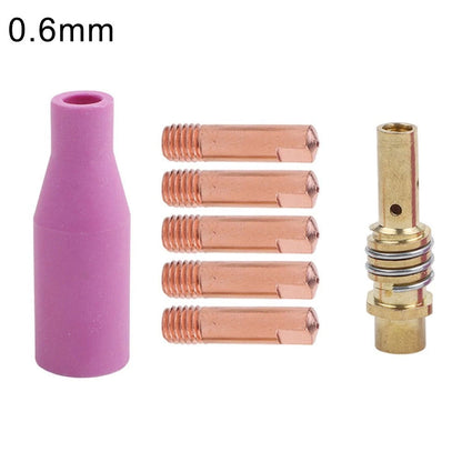 7 Piece MIG Welding Accessories Kit for MB15 Torch (0.6-1.2mm)