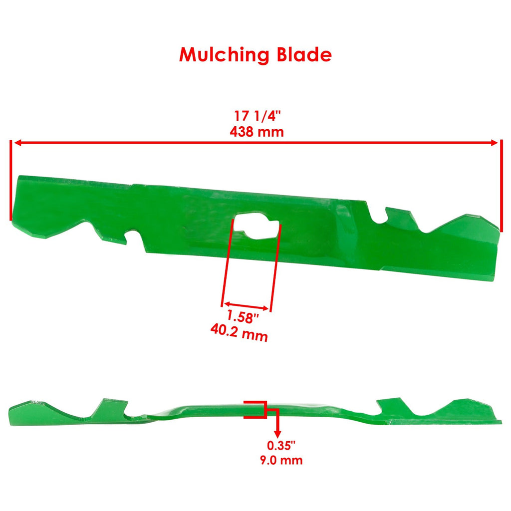 Mulching Deck Blades for Cub Cadet XT1 LT50 XT2 SLX50 (2005–2016)