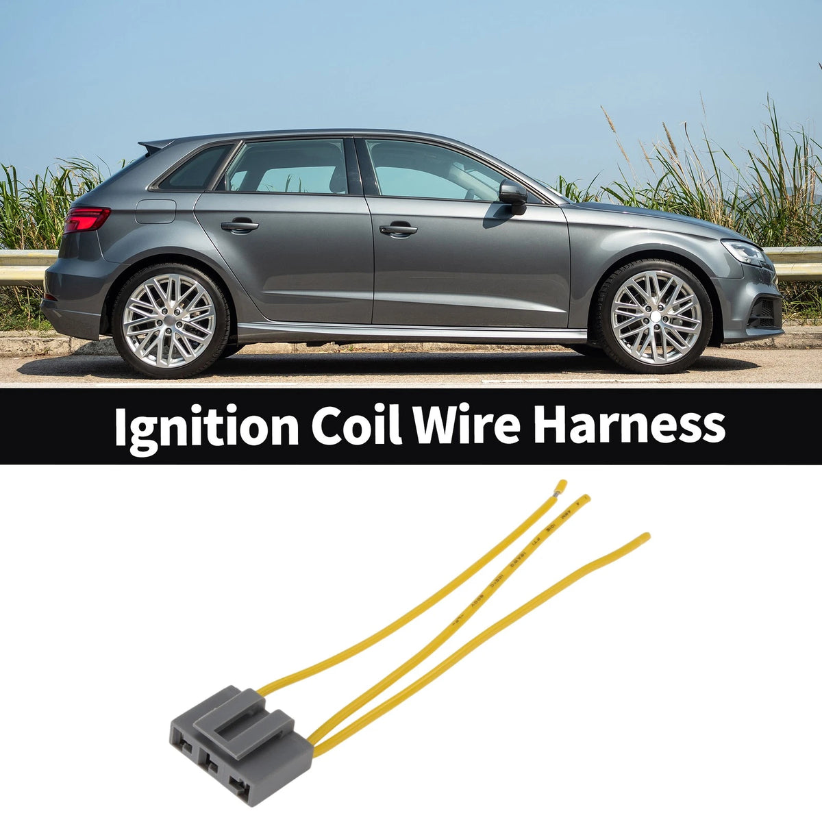 Ignition Coil Connector for Ford Escort (1982–1990) Harness Wiring Plug