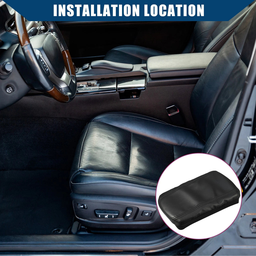 Center Console Armrest Cover for Volkswagen Jetta (2012–2018) Black