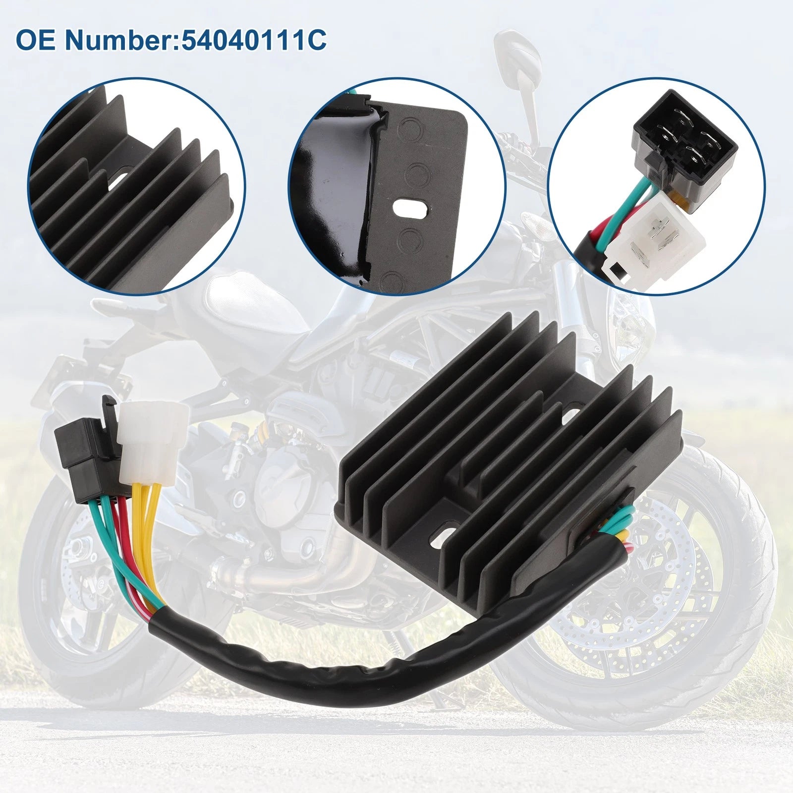 Voltage Regulator Rectifier for Ducati Monster 696 (2008–2012) 54040111C