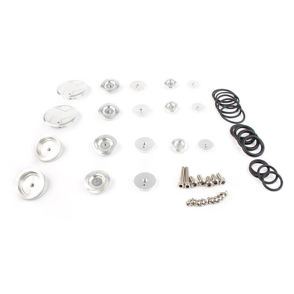 18PCS Frame End Cap Hole Plug Kit for BMW R 1200 GS ADV (2013–2019)