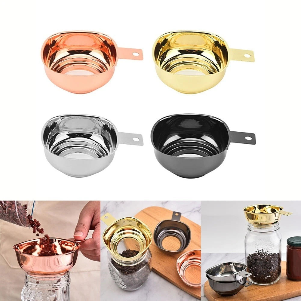 Reusable Funnel for Kitchen (304 Stainless Steel, Dishwasher Safe)