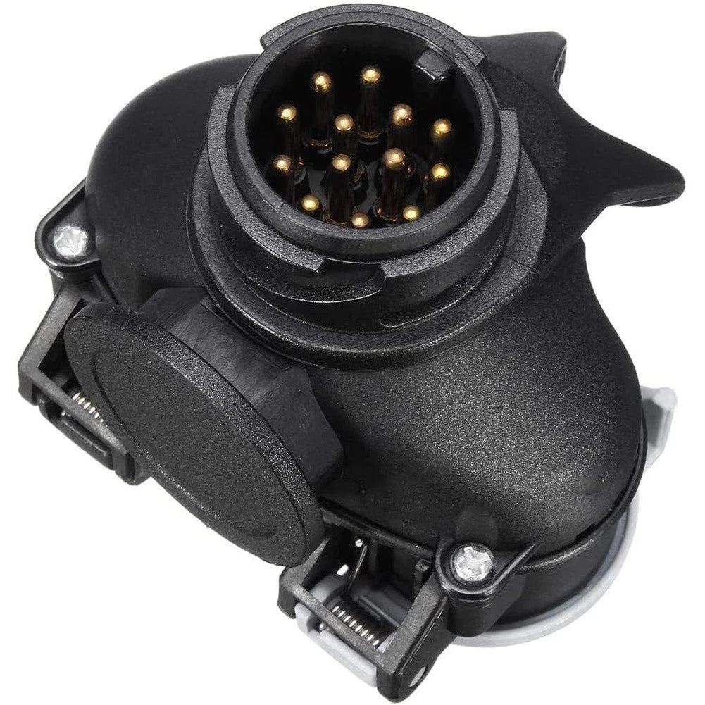 Trailer Socket Adapter 13 Pin to Two 7 Pin Sockets N S Design for Towing