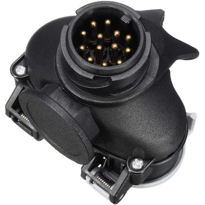 Trailer Socket Adapter 13 Pin to Two 7 Pin Sockets N S Design for Towing