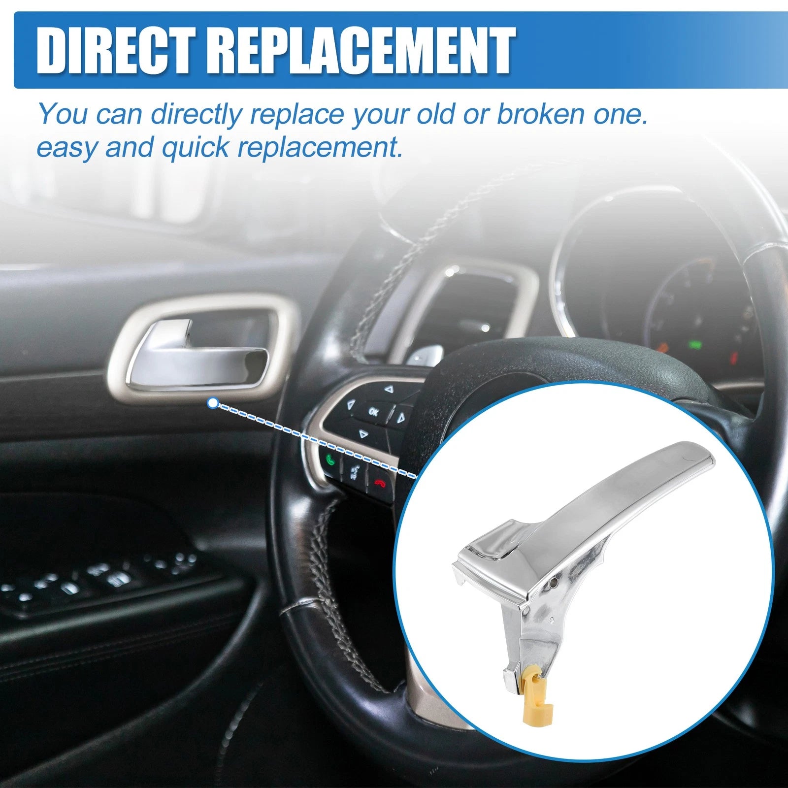 Interior Door Handle for Jeep Liberty (2008–2012) 68033461AA