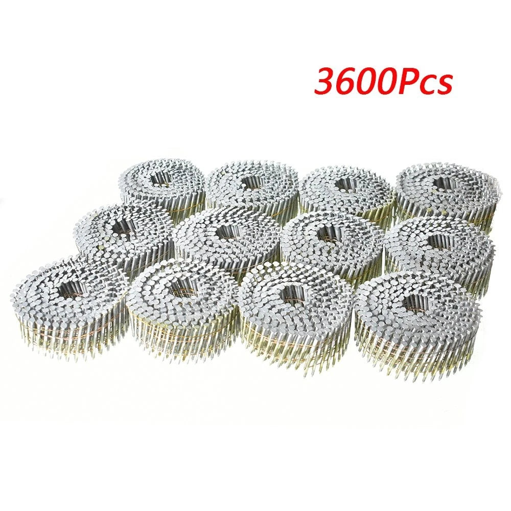 3600 Pcs Siding Nails 1-3/4" x 0.092" Full Round Head 15 Degree