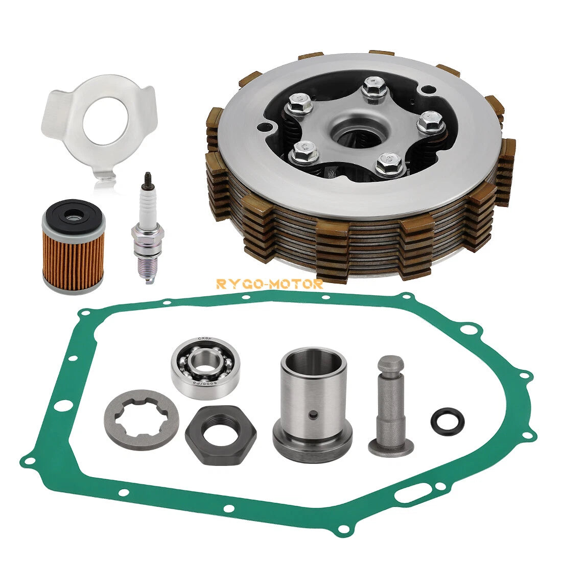 Complete Heavy Duty Clutch Assembly & Gasket for Yamaha Warrior 350 (1987–2004)