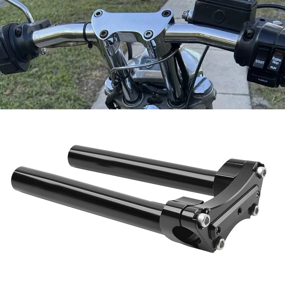 8.5" Handlebar Riser Top Clamp for Harley Fat Boy FLSTF, Low Rider (1")