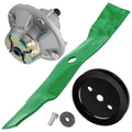 Deck Spindle w Pulley Blade Replacement for John Deere X324 X340 (2005–2015)