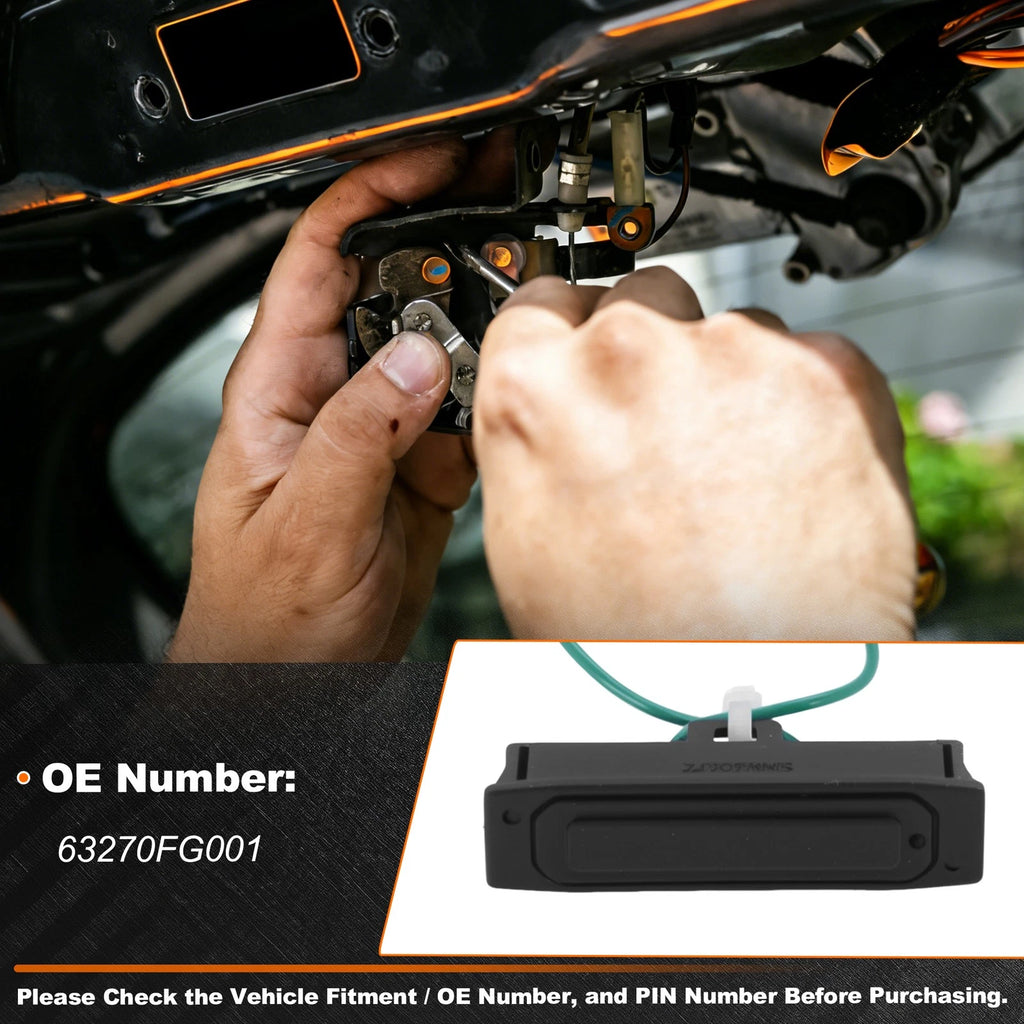Tailgate Trunk Release Switch Replacement for Subaru Impreza Wagon (2008–2011)