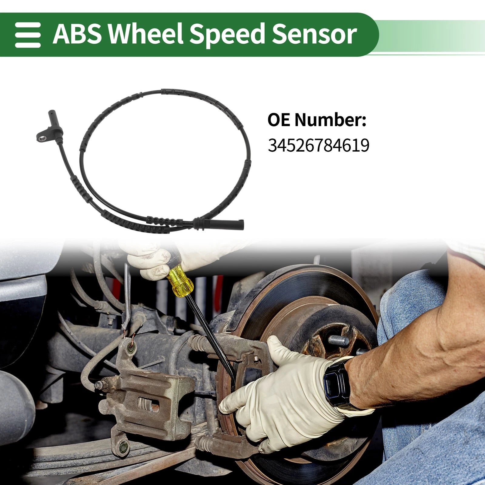 ABS Wheel Speed Sensor Replacement for BMW Z4 (2009–2016)