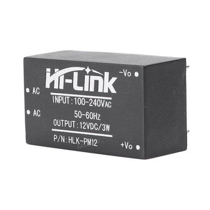 220V to 12V Step Down Power Supply Module HLK-PM12