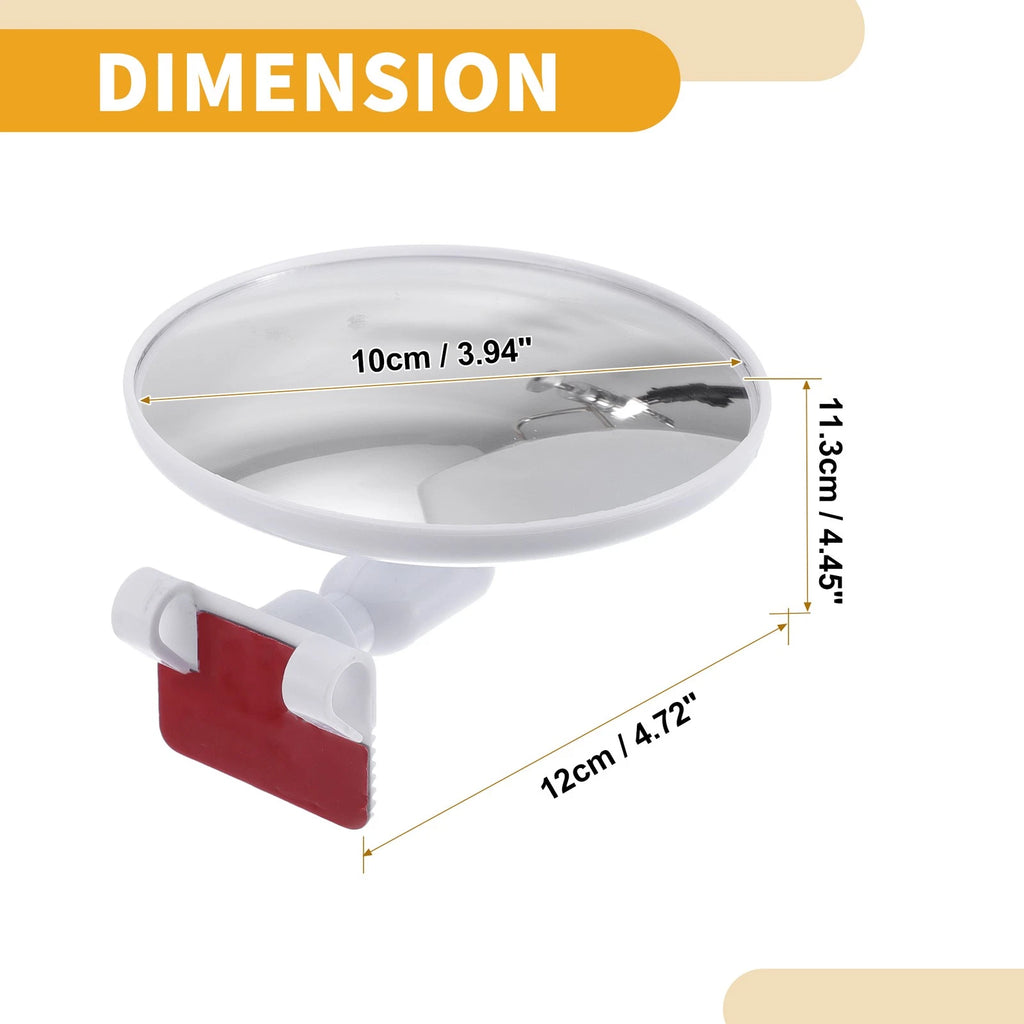 1 Pc Large Blind Spot Mirror for Universal Fit (360 Degree Rotation)