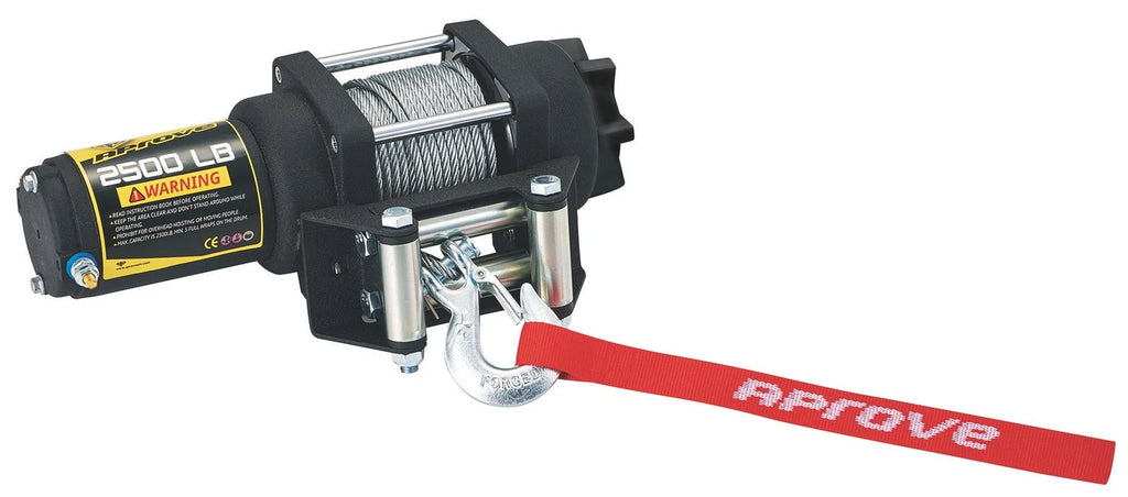 2500 LB Winch with Steel Cable for Universal Applications (2010–2023)