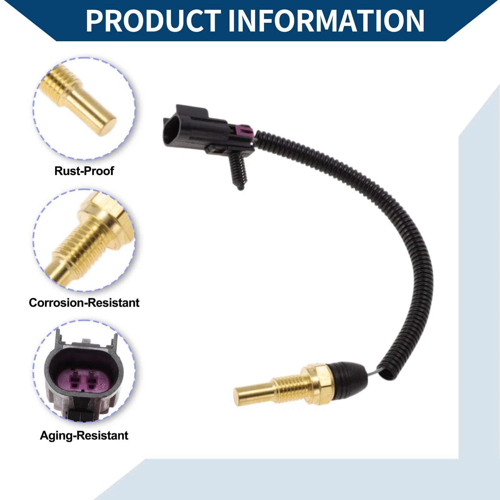 Engine Coolant Temperature Sensor No. 12564512 for Volkswagen Sagitar (2012–2025)